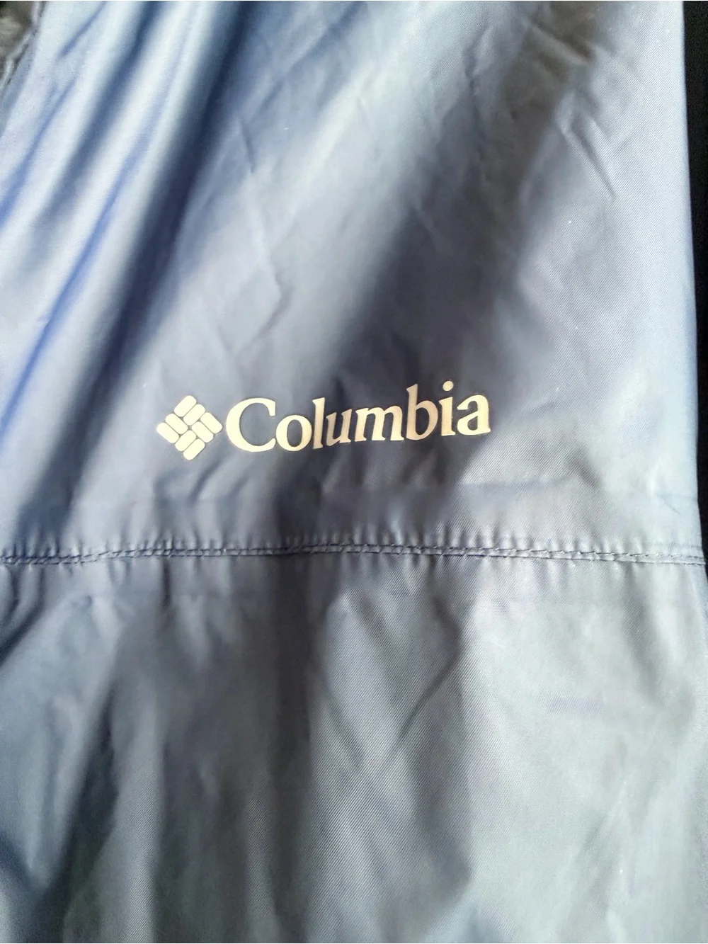 Columbia Men's Slate Blue Hooded Rain Jacket